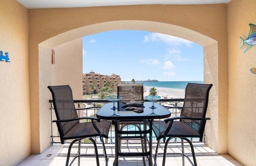 Puerto Penasco Condo | Princesa Resort A-406 Sandy Feet Retreat with Terrace Overlooking Pool and Ocean Front