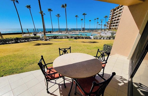 Puerto Penasco Condo | Sonoran Spa E107 - 2 BR Next to the Pool, High Speed Wi-Fi - Beachfront Ground Floor Luxury Condo
