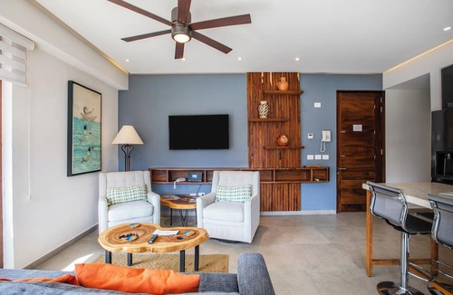Emiliano Zapata Condo | 1BR/2BA Mountain-View Condo @ Oceana | Rooftop Pool, Gym | Romantic Zone