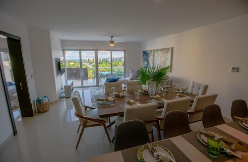 Puerto Juarez Condo | Casa Mar Ocean View and short walk to beach 2 bdrm 2 bath Condo