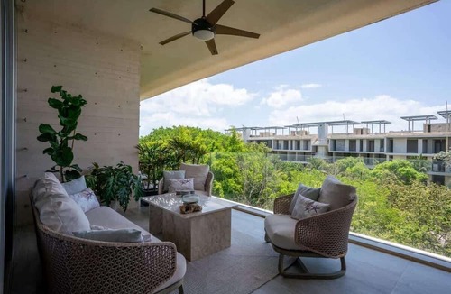 Playacar Apartment | Luxury Condo | 3BR | Private Rooftop Pool | GYM
