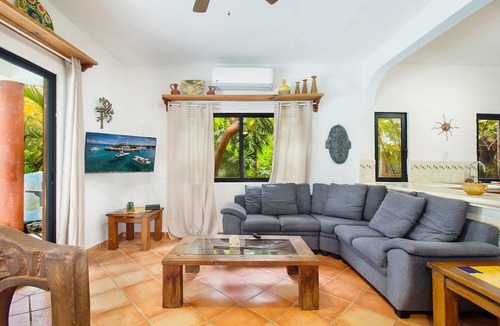 Playacar Fase I Apartment | Colorful Mexican Style 2BR with Pool Views