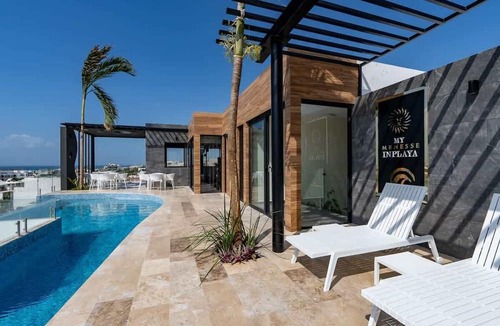Zazil-ha Apartment | Rooftop Pool Apartment near Playa del Carmen