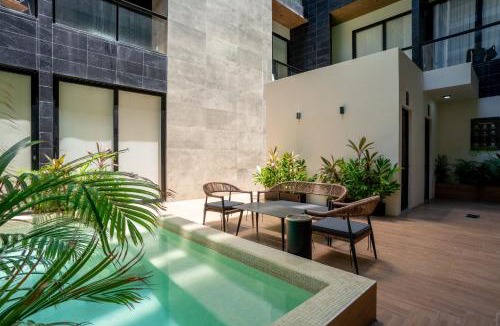 Centro Apartment | Musa Del Carmen, Centric Apt with Rooftop, Pool, Hot tub, Gym