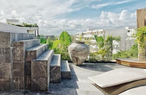 Tulum Apartment | PH de lujo, Piscina privada, 5 min playa, Vista 360