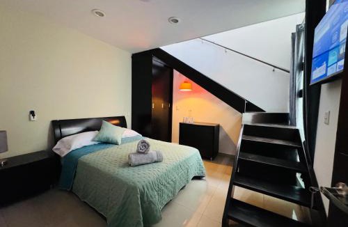 Irapuato Apartment | Casa Jacaranda Business Lodge 7 Suites Cowork Terrace