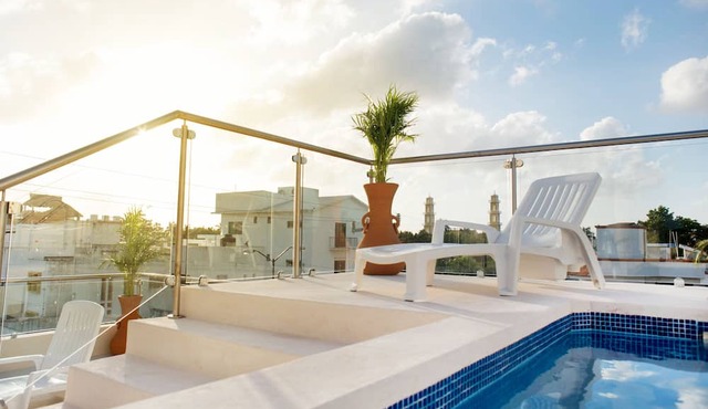 Double Swimming Pool Penthouse Suite in Cozumel 1