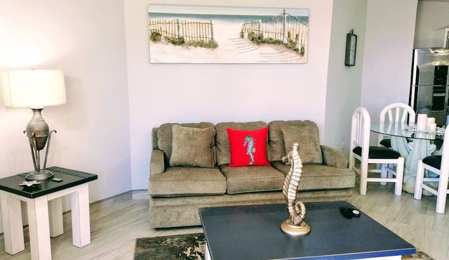 LARGE OCEAN VIEW 1 BEDROOM w/US & CA CHANNELS- ENHANCED CLEANING