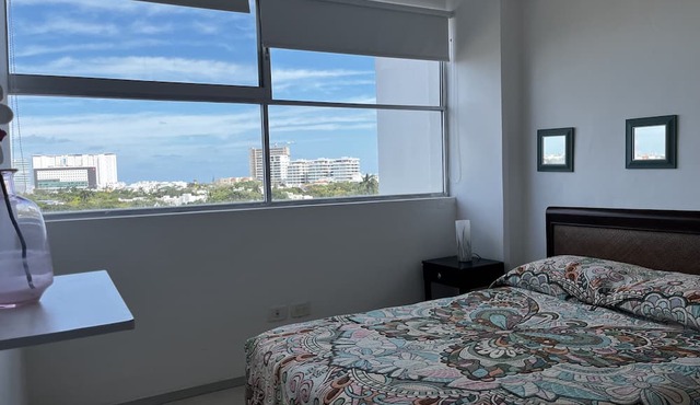 Sky Condo Tziara Panoramic View 8 Minutes From the Beach