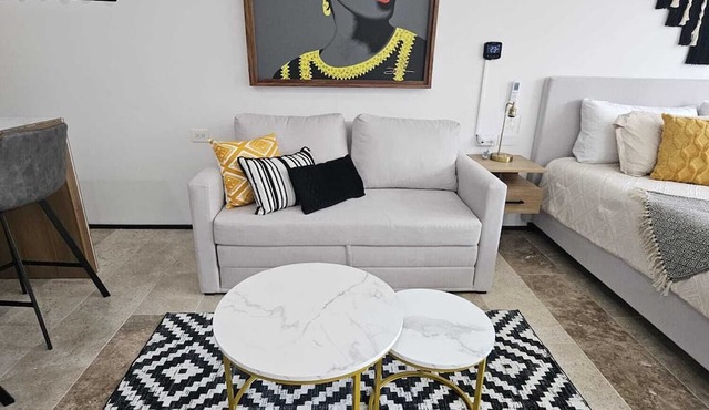 Chic Upper-Floor Condo with Rooftop Ocean Views Steps from Mamitas Beach 5th Ave