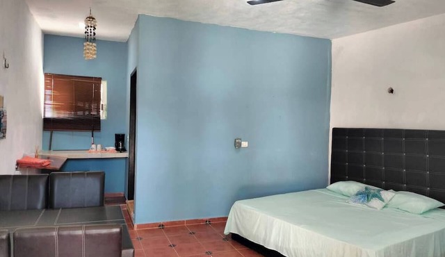 Villa Gabriela #1 family room, 3 min from the beach