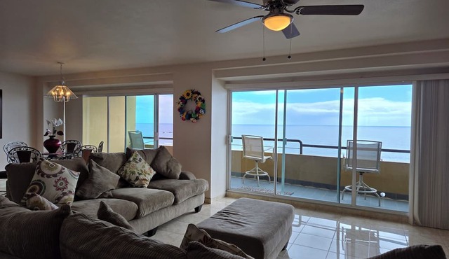 Exclusive ocean front centrally located 2-bedroom condo with WiFi in Rosarito