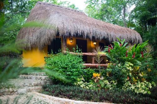 Bungalows by Cenote Ik-Kil