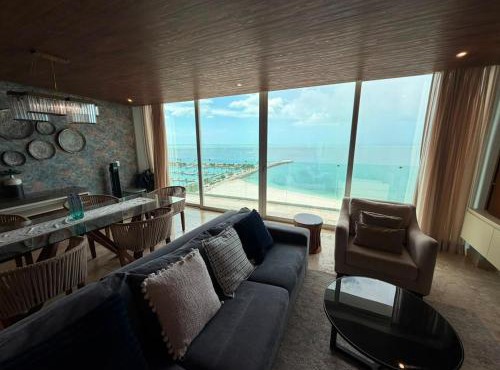 Departamento de lujo con vista al mar y beachclub